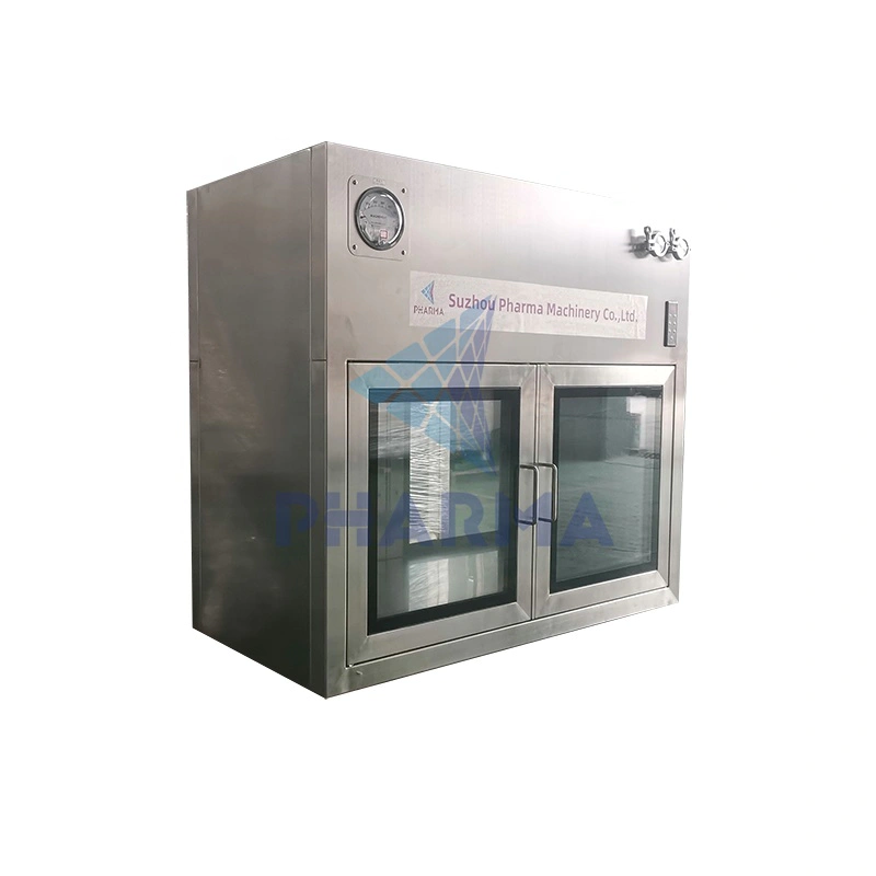 Stainless Steel Mechanic Electronic Interlock Static Dynamic Pass Box/Through Box for Clean Room
