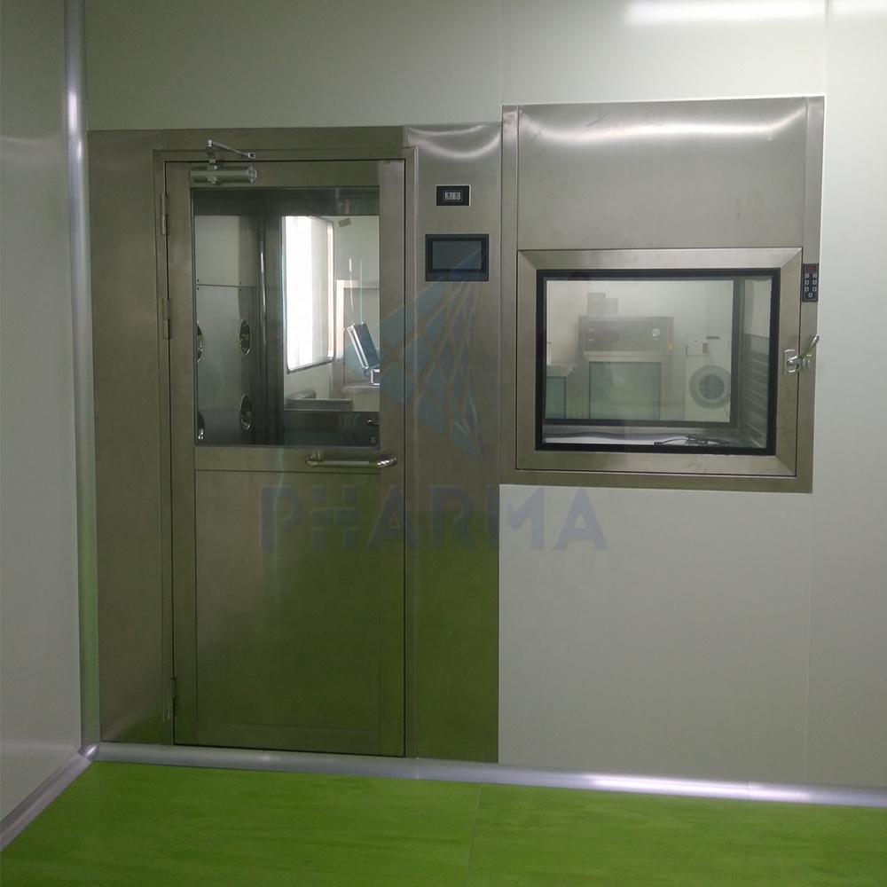Electronic Interlocking Stainless Steel Air Shower For Cleanroom