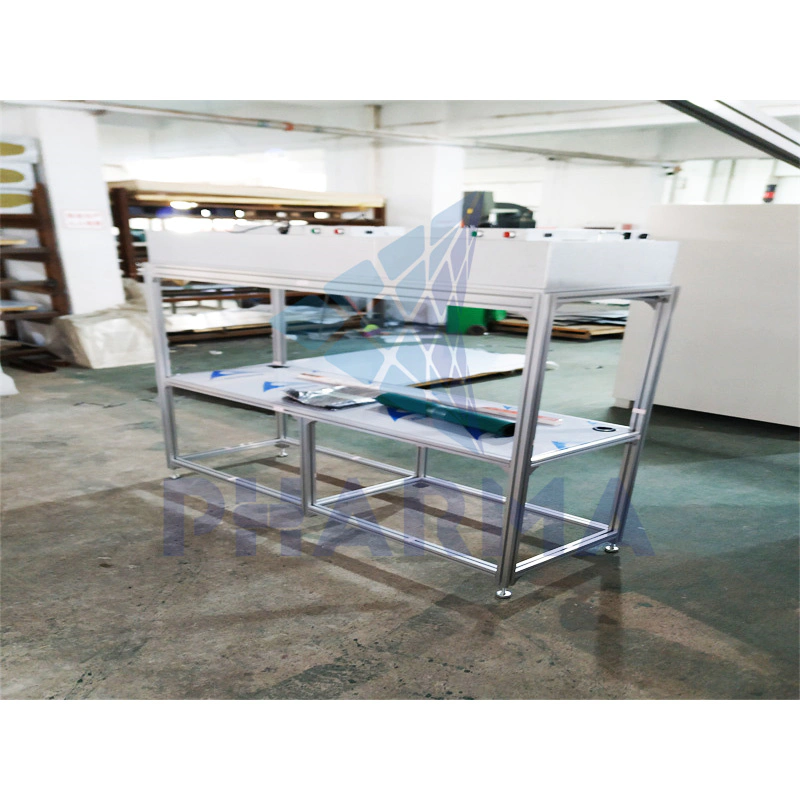 Class 100 Standard Customized Clean Room Horizontal Laminar Flow Clean Bench