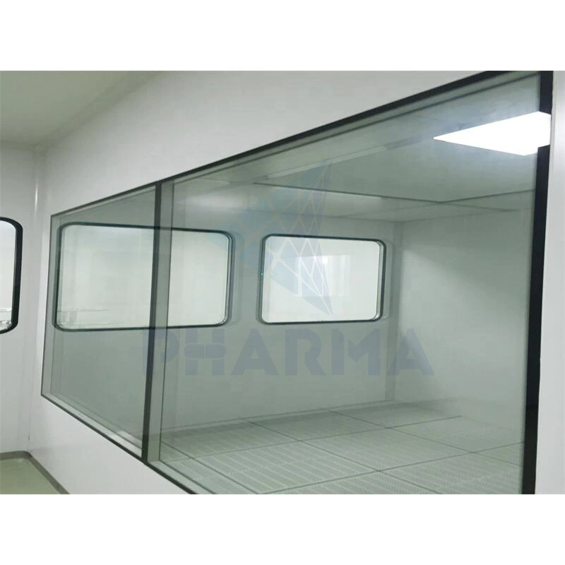 Pharmaceutical Cleanroom Single-Glazed Glass Window And Double Glazed Cleanroom Windows