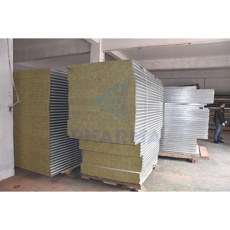Color Steel Clean Room Sandwich Wall Panel Warehouse Partition Mechanlcal made Sandwich Panel