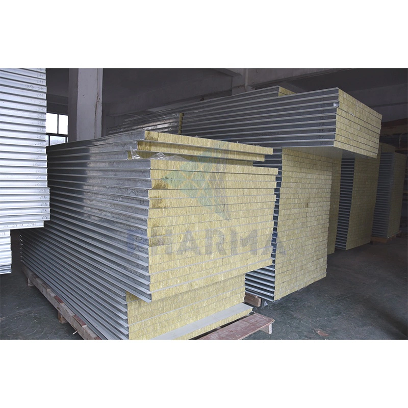 Color Steel Clean Room Sandwich Wall Panel Warehouse Partition Mechanlcal made Sandwich Panel