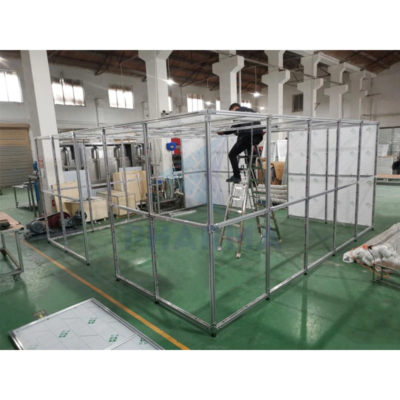 Prefabricated Clean room in class 100000 modular clean room booth