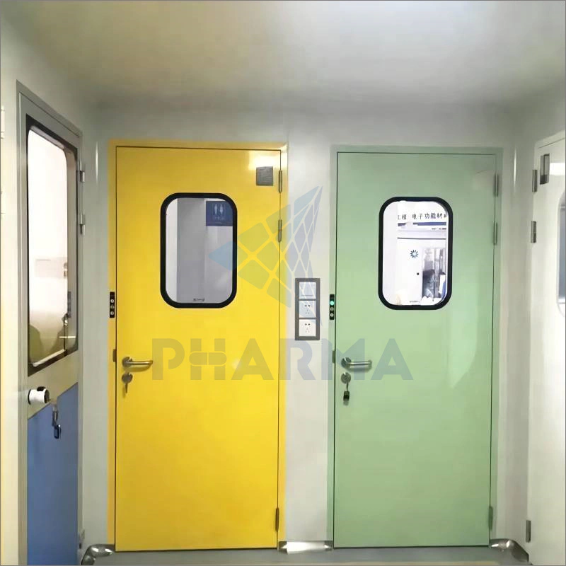 Hospital GMP Standard Modular Lab Hygiene Doors Pharmaceutical Clean Room Swing Door