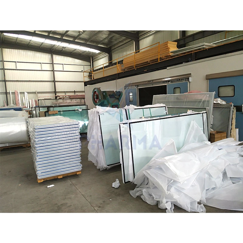 Cleanroom Wall Systems Clean Room Window Pharmaceutical Cleanroom Window Double Glazing Window
