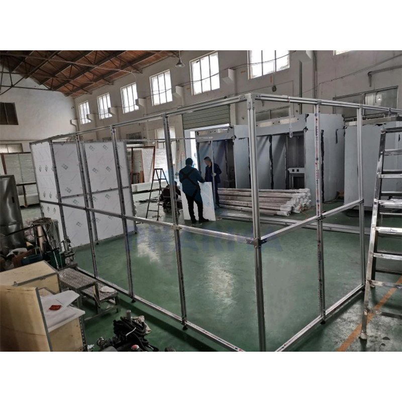 Air filter cleaning booth,class 100 cleanroom,dust free clean room