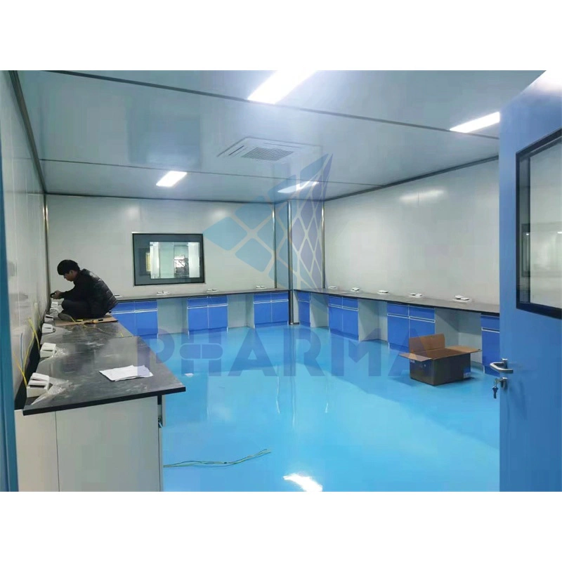 Pharmaceutical Easy Installation Modular Glass Cleanroom