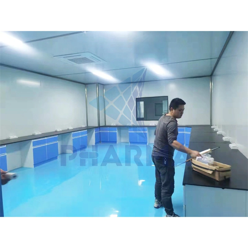 Pharmaceutical Easy Installation Modular Glass Cleanroom