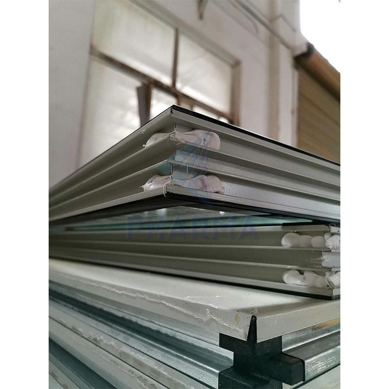 Building Glass Window 4mm 5mm 6mm 8mm 10mm 12mm Tempered Glass Electric clean room Window Double Glazing Window