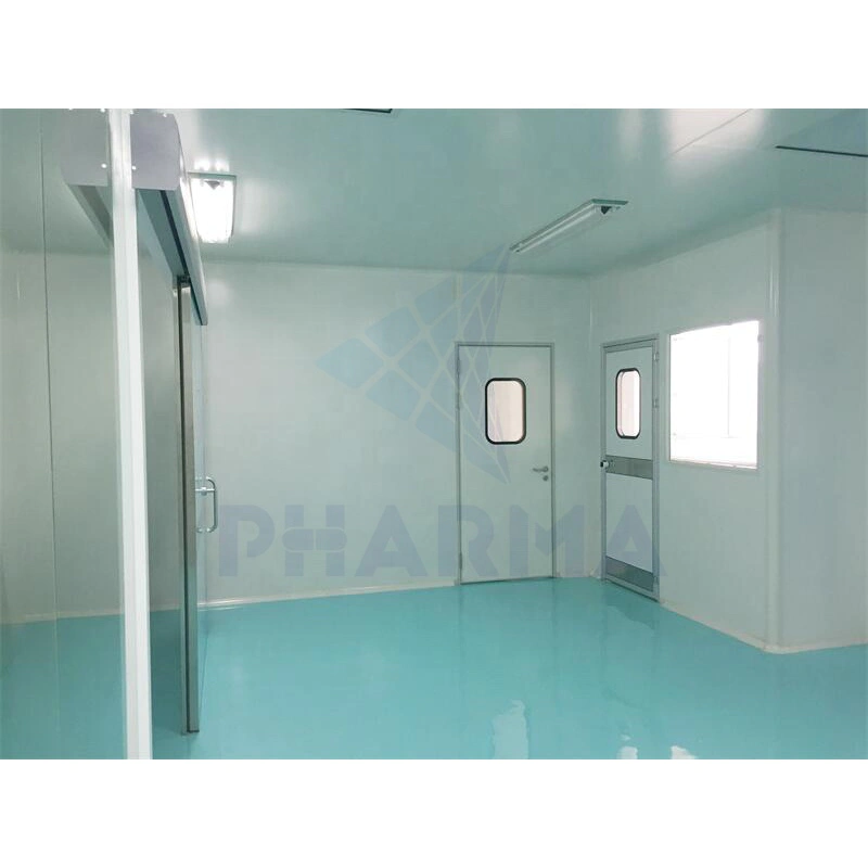 Class A pharmaceutical clean room with HVAC system