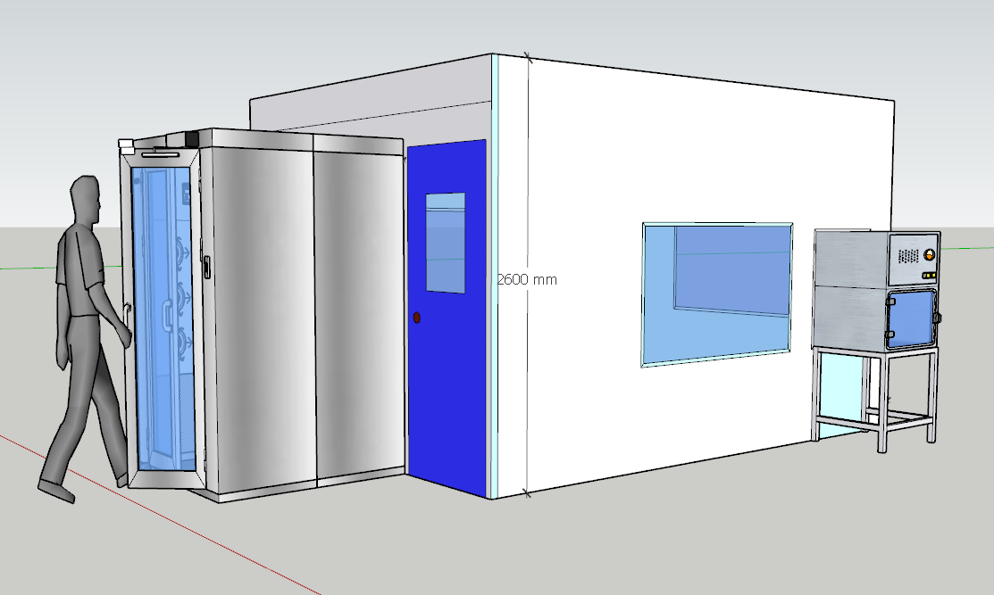 20 Foot High Quality Pharmaceutical Clean Booth