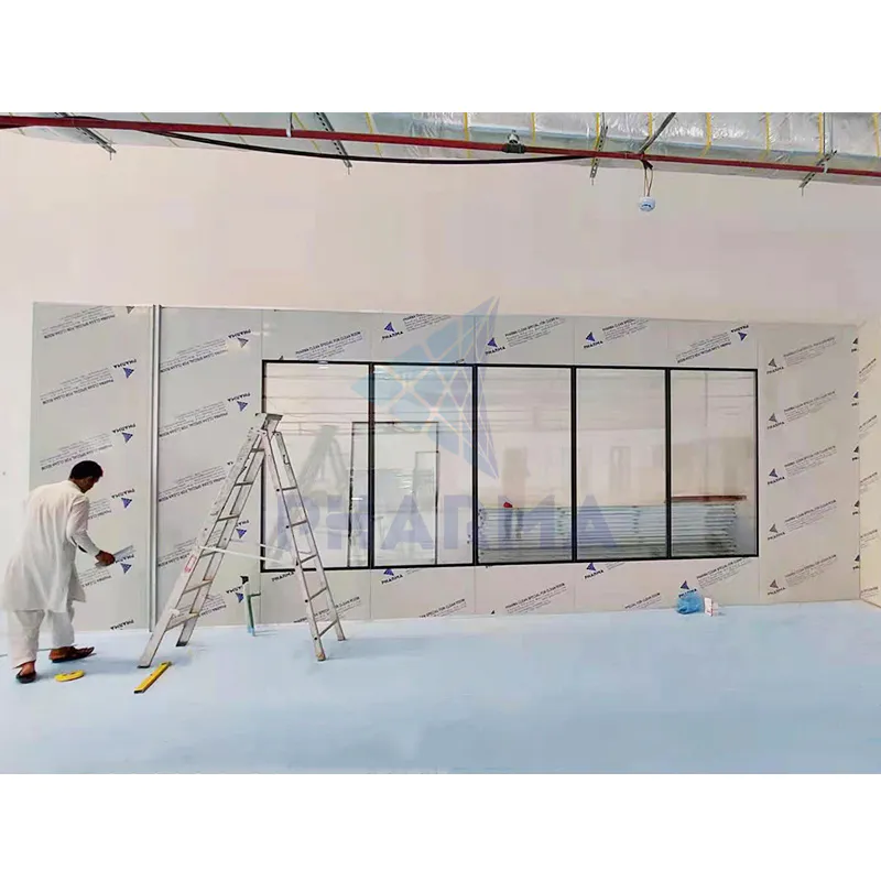 2020 Newest design high quality customized portable modular clean room project Optical clean room