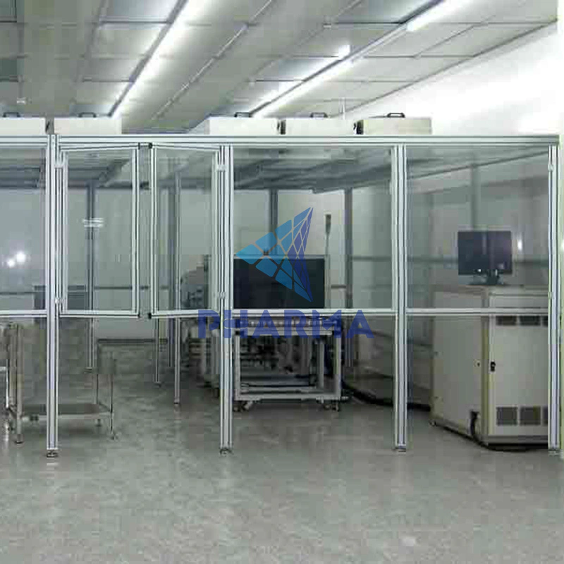 Sterile Eye Drops Manufacturing Unit (Medical Device).Small Clean Booth