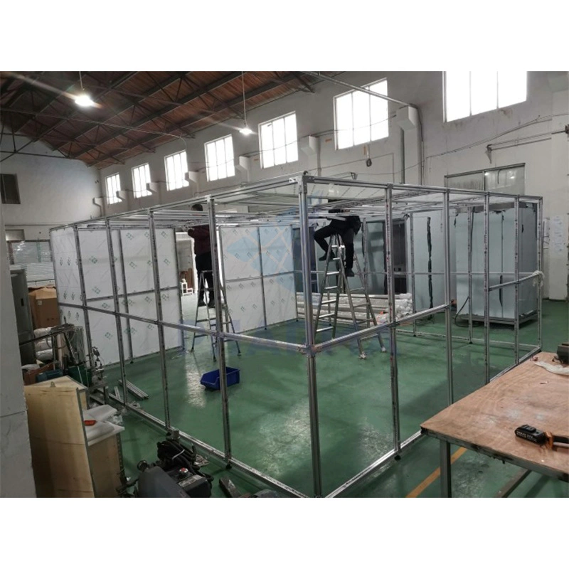 Class 100 Modular Clean Booth Installation in Workshop