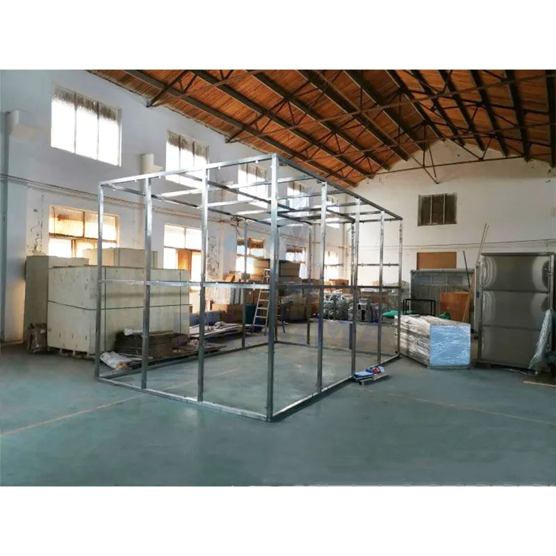 OEM Modular Clean Booth With PVC Plastic Curtain