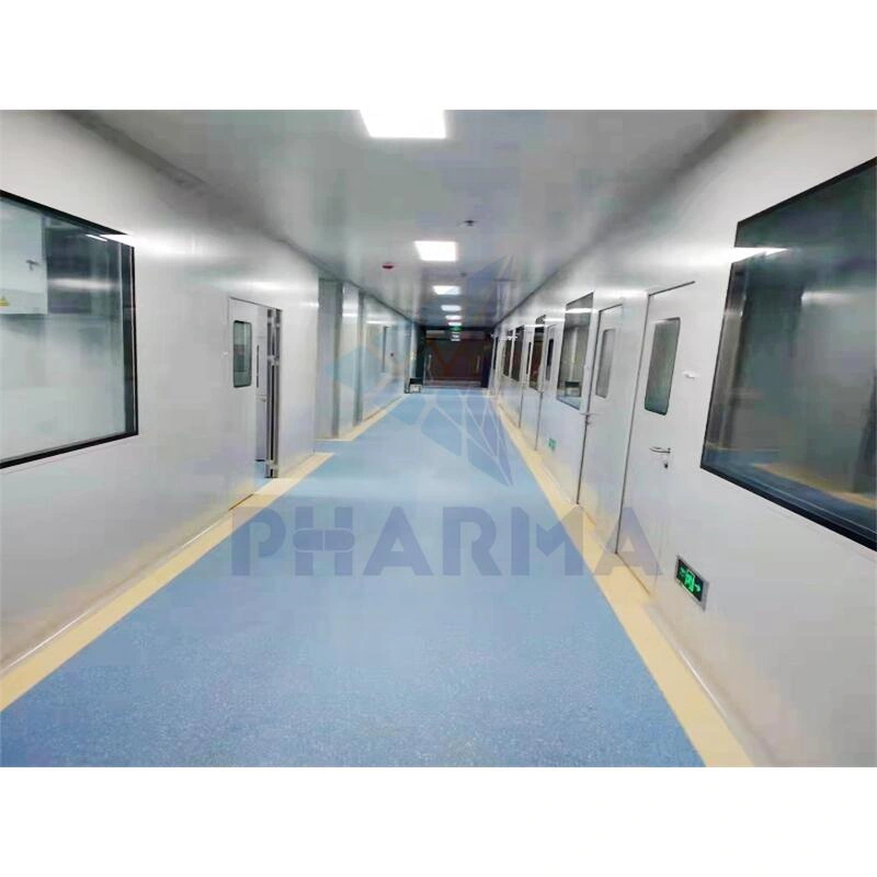 Modular clean room for pharmaceutical turnkey cleanrooms