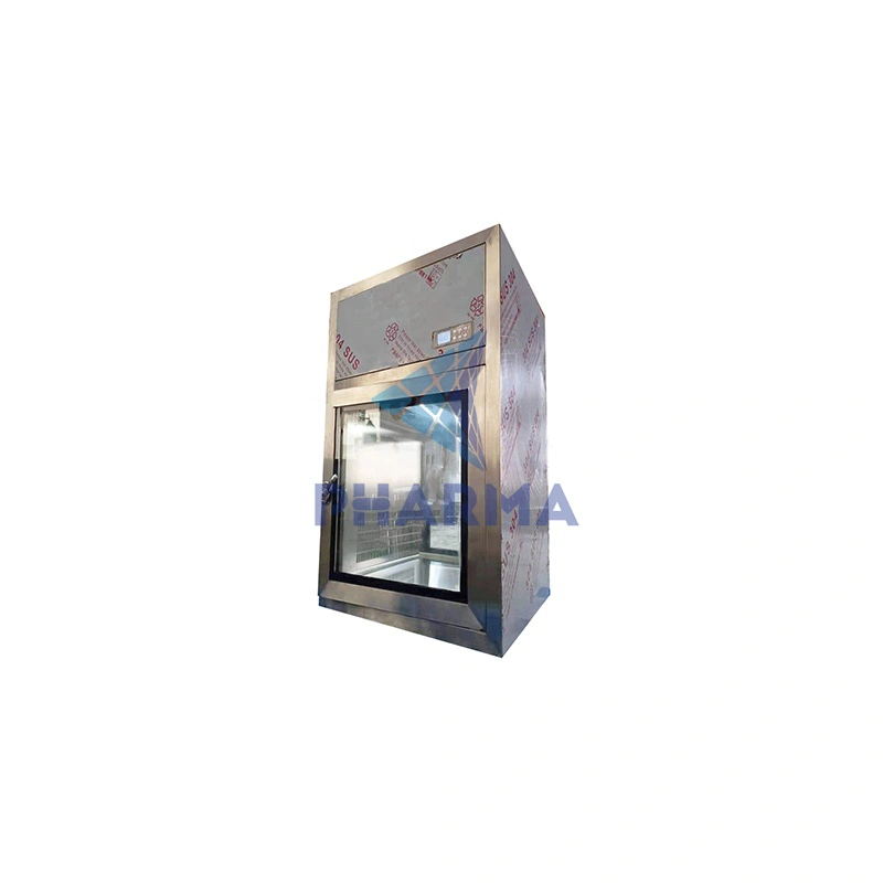 New Design Laboratory Air Shower Transfer Box Clean Room Dynamic Pass Box