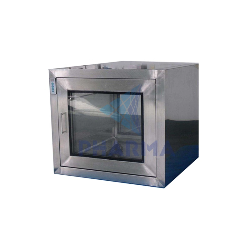 Stainless Steel Transfer Window Of Equipment Pass Box In Clean Room
