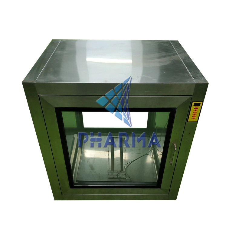 GMP Stainless Steel Transfer Window Pass Through Box Customized Electronic Industry Pass Box Clean Room