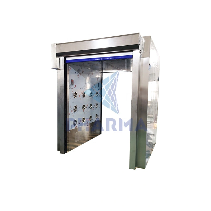 Fast Rolling Door Air Shower For Material, Cargo Air Shower For Clean Room