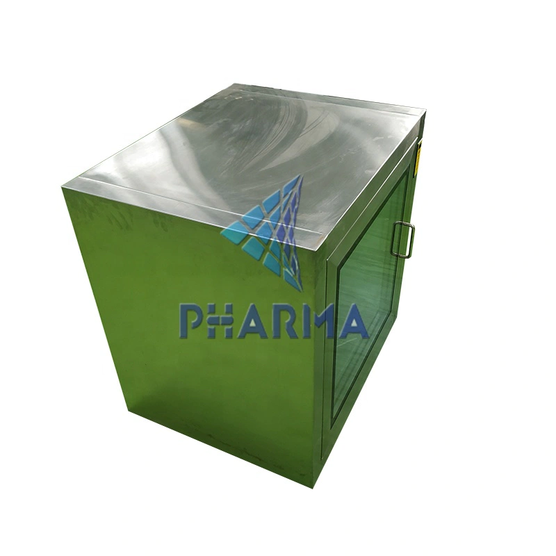 ISO 8 Standard Uv Sterile Mechanical Interlocking Clean Room Pass Box