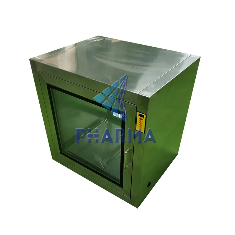 Gmp Stainless Steel Transfer Window High Levels Air Purification Cleanroom Pass Box