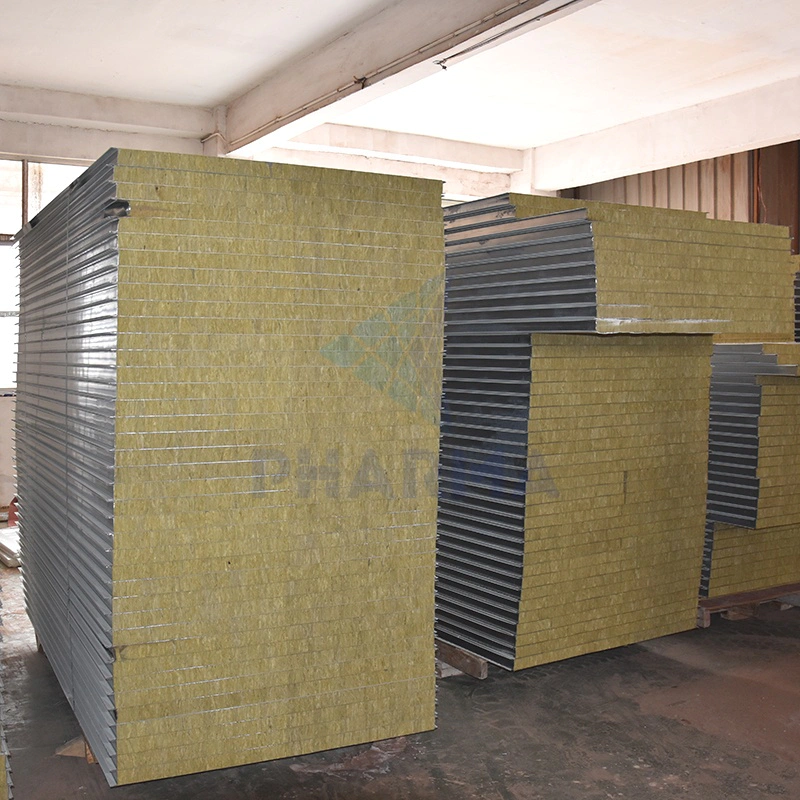 PU Polyurethane Insulated Sandwich Wall Panel Clean Room Panel  Electric Clean Room Sandwich Panel