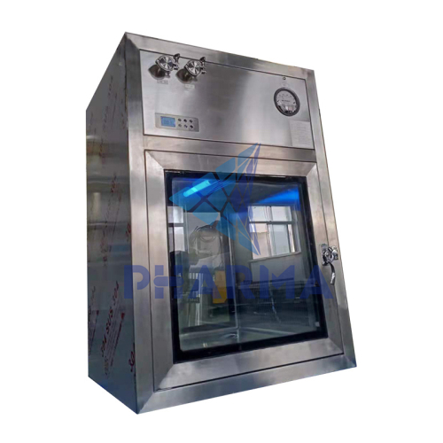 With Differential Pressure Gauge High Efficiency Durable Pass Box