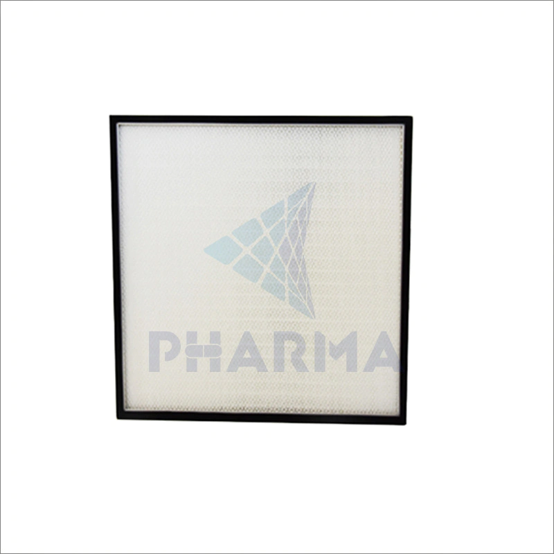 Hvac System Filter Hepa Filter Pleated Filter Glass Fiber Media Aluminum Frame