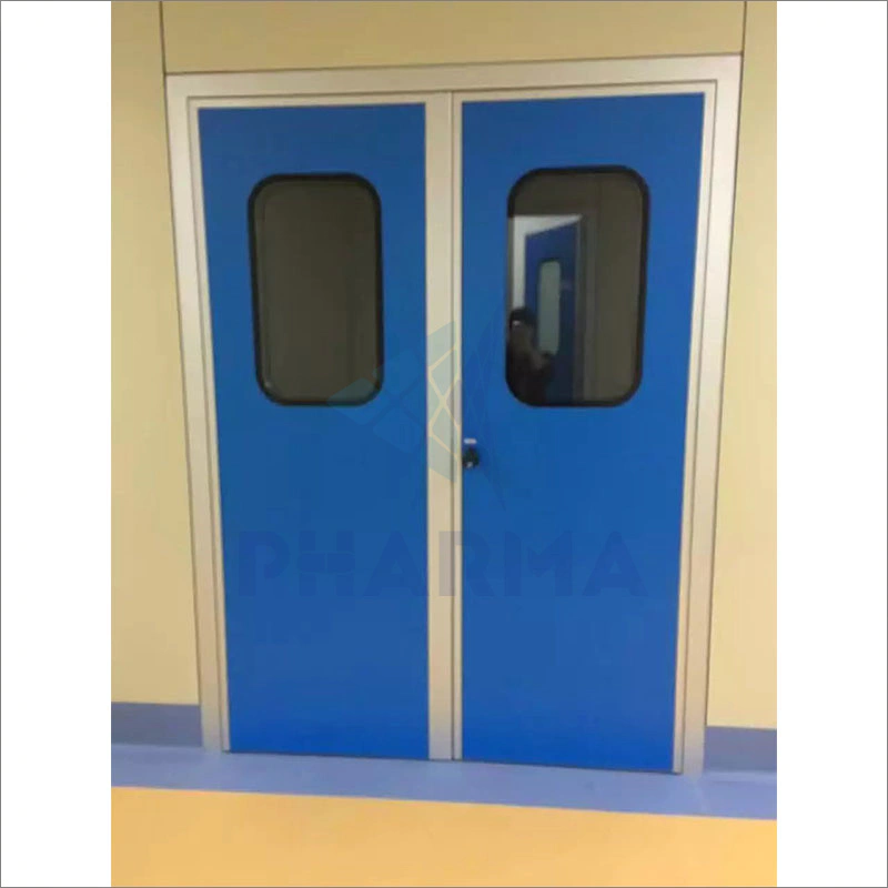 Clean Room Steel Door Automatic Swing Door Clean Room Medical Clean Room Swing Door