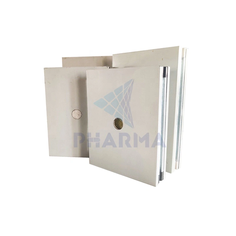 Pharmaceutical clean room partition panels for pharmaceutical modular cleanrooms