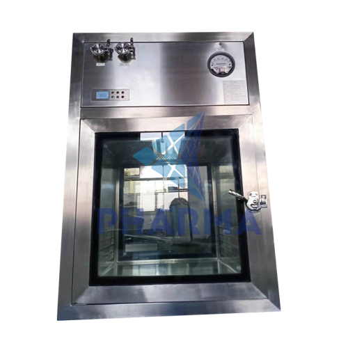 Laminar flow dynamic pass box with ISO5 grade
