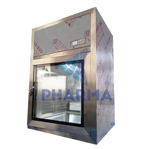 Laminar flow dynamic pass box with ISO5 grade