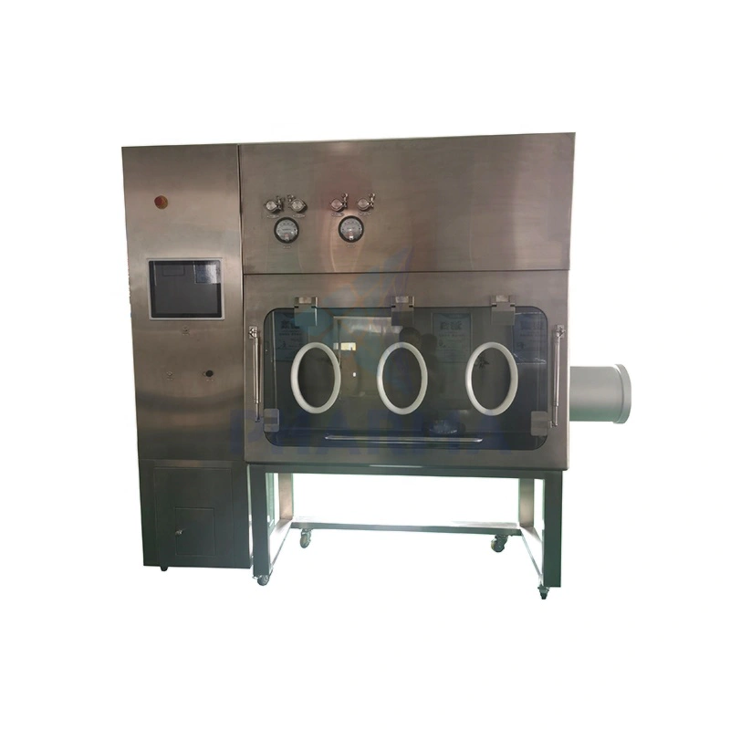 Sterilized aseptic test Isolator for pharmaceuticals with VHP pass box