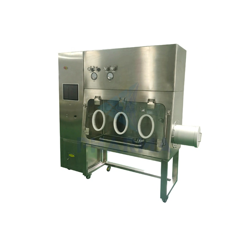 Sterilized aseptic test Isolator for pharmaceuticals with VHP pass box