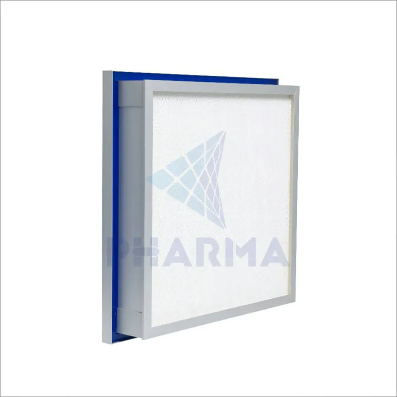 H10/H11/H12/H13 Aluminum Frame Mini Pleated Universal Panel Hepa Filter