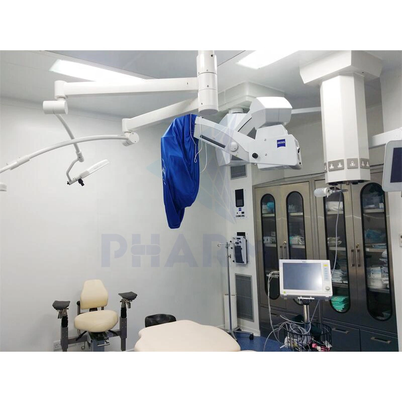 Electronic Industry Clean Booth With Hepa Fan Filter Unit / Cleanroom With Pass Box