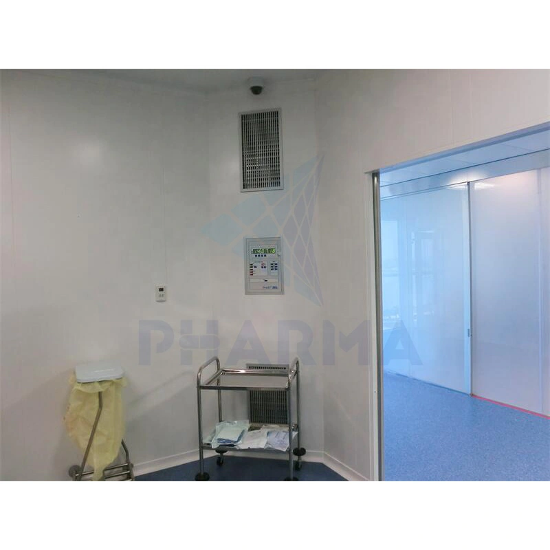Clean Room Class 1000 hard wall modular cleanroom with FFU