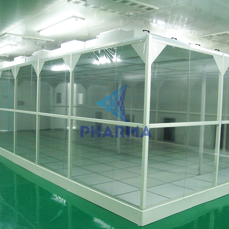 Dustproof Curtain Clean Laminar Flow Down Booth,Portable Clean Booth With Hepa Ffu