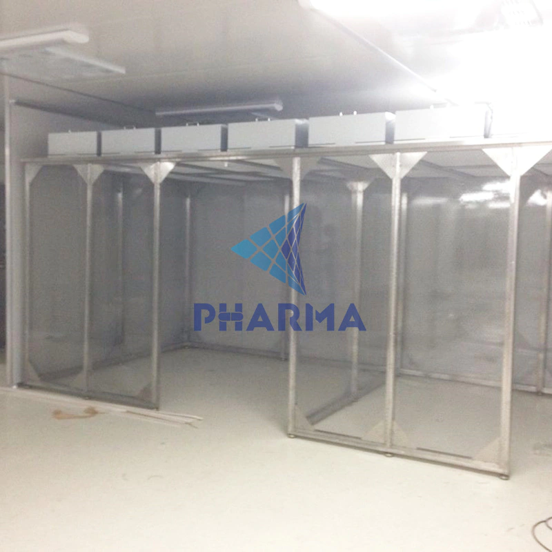 Dustproof Curtain Clean Laminar Flow Down Booth,Portable Clean Booth With Hepa Ffu