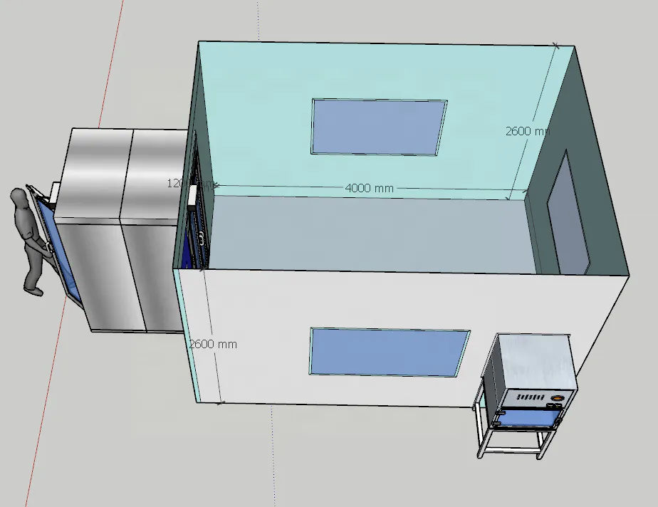 Iso 7 Modular Cleanroom Of Sandwich Panel