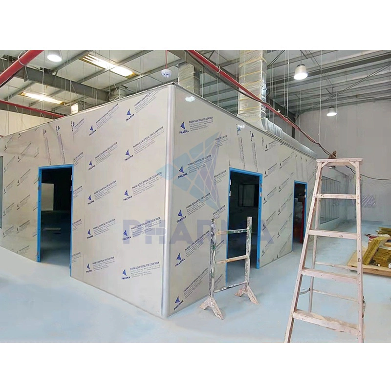 Cleanroom project iso 7 class 10000 medical clean room with HVAC system