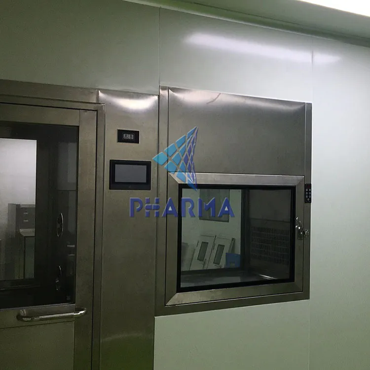 CE certification gmp stainless steel transfer window pass through box for clean room