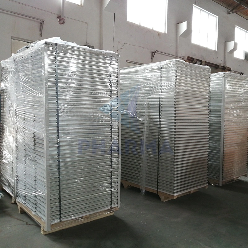Clean room cleanroom Magnesium Oxysulfate, EPS, honeycomb sandwich Panel Electric Clean Room Sandwich Panel