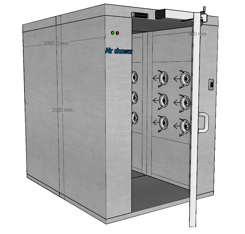 Purification Equipment Intelligent Clean Room Air Shower