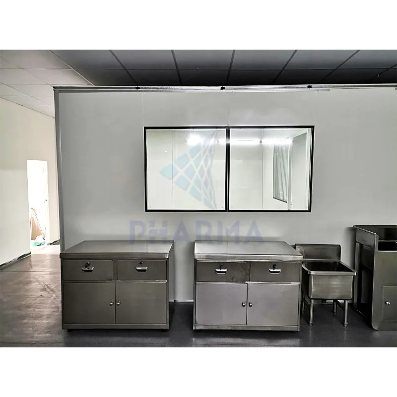 GMP Pharmaceutical Cleanroom Turnkey Project Food clean room Window Double Glazing Window