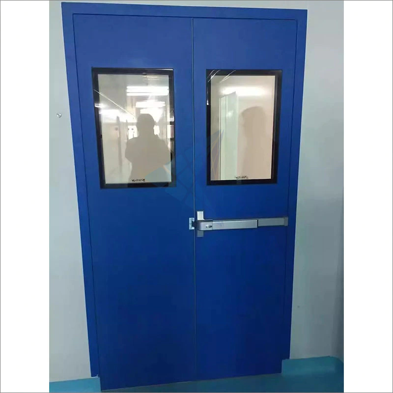 Easy Clean Aluminum Alloy Clean Room Door Pharmaceutical Clean Room Swing Door