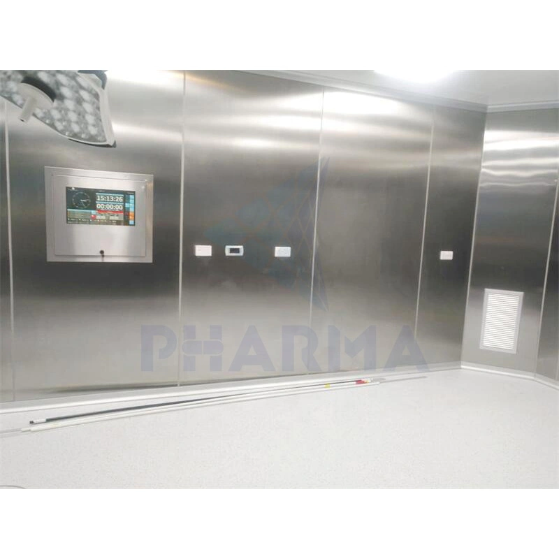 Pharmaceutical industry clean room with medical equipments