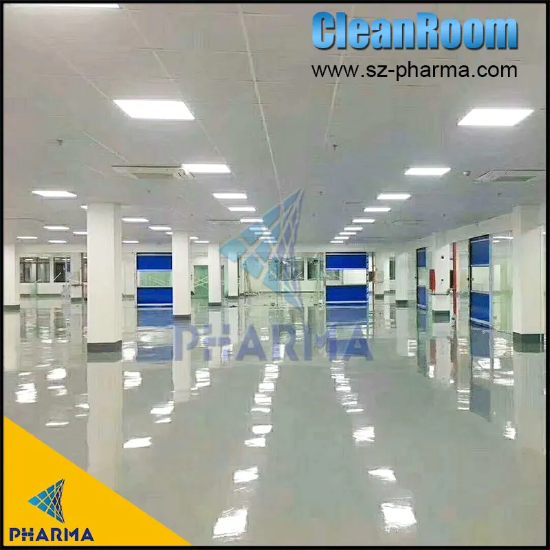 Customized ISO 5-8 modular laboratory clean room with PVC WALL