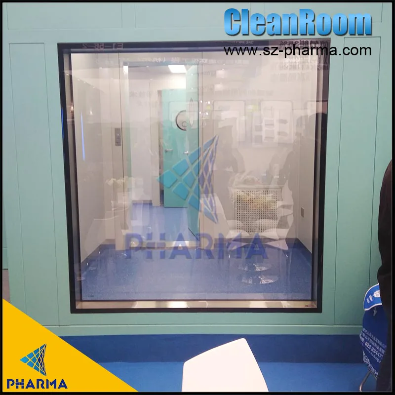 Rugged stainless steel modular aseptic clean room